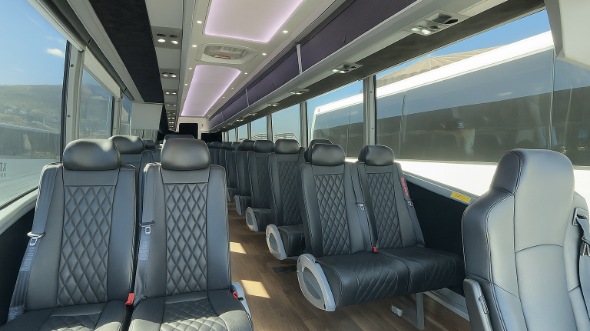 downers grove 15 passenger minibus inside