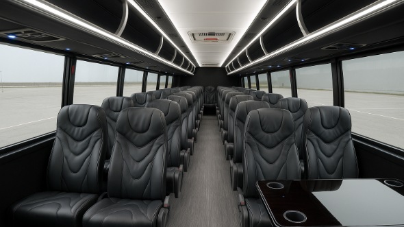 downers grove 15 passenger minibus interior