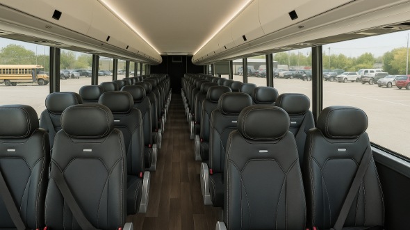downers grove 18 passenger minibus interior