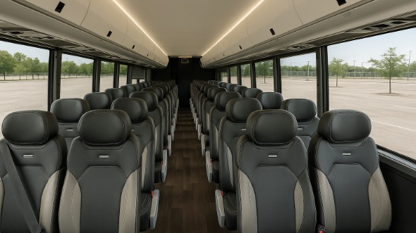 downers grove 30 passenger minibus inside