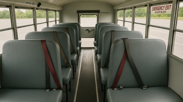 downers grove school bus rental interior